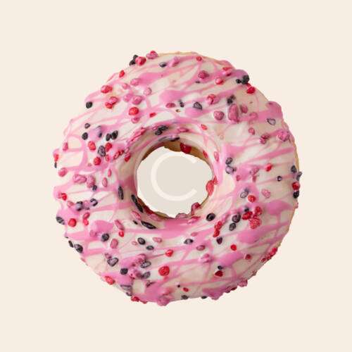 Wild berry donut